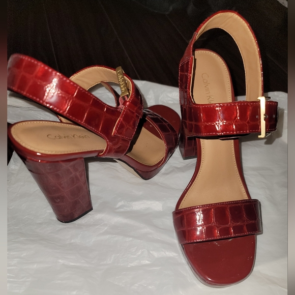 ❌️SOLD NEW CALVIN KLEIN HEELS - Picture 1 of 5